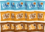 The Protein Ball Co Keto Starter Pack - 3 Ball Bags of Keto Snacks - 100% Natural, No Added Sugar, Low Carb, High Fibre Sweet Snacks - Plant-Based & Gluten Free - 18 x 25g (6 Bags per Flavour) The Protein Ball Co Keto Starter Pack - 3 Ball Bags of Keto Snacks - 100% Natural, No Added Sugar, Low Carb, High Fibre Sweet Snacks - Plant-Based & Gluten Free - 18 x 25g (6 Bags per Flavour)