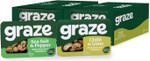 Graze - Chilli & Lime and Salt & Pepper bundle snacks - Vegan Savoury Snacks, High in Protein & Fibre - Pack of 18 snacks Graze - Chilli & Lime and Salt & Pepper bundle snacks - Vegan Savoury Snacks, High in Protein & Fibre - Pack of 18 snacks