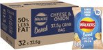 Walkers Baked Cheese & Onion Snacks Crisps 32 x 37.5g