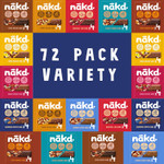 Nakd Bars 72 - Nakd Fruit And Nut Bars 72 x 35g. Low Calorie Snacks, Breakfast, Snack Bars that are Vegan, Dairy Free, Wheat Free, Gluten Free Nakd Bars 72 - Nakd Fruit And Nut Bars 72 x 35g. Low Calorie Snacks, Breakfast, Snack Bars that are Vegan, Dairy Free, Wheat Free, Gluten Free