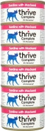 Thrive Cat Food Complete Chicken and Turkey, Pack of 6 & Cat Food Complete Tuna with Salmon, Pack of 6, 75 g (Pack of 6) Thrive Cat Food Complete Chicken and Turkey, Pack of 6 & Cat Food Complete Tuna with Salmon, Pack of 6, 75 g (Pack of 6)