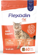Flexadin Joint Care for Cats | Joint Supplement Chews for Cats | Aids Mobility & Flexibility | Glucosamine, Chondroitin, Omega 3 & Vitamin E | 60 Chews Flexadin Joint Care for Cats | Joint Supplement Chews for Cats | Aids Mobility & Flexibility | Glucosamine, Chondroitin, Omega 3 & Vitamin E | 60 Chews