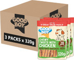 Good Boy - Chewy Twists With Chicken - Dog Treats - Made With 100% Natural Chicken Breast Meat - 320 Grams - Gluten Free Dog Treats (Case of 3) Good Boy - Chewy Twists With Chicken - Dog Treats - Made With 100% Natural Chicken Breast Meat - 320 Grams - Gluten Free Dog Treats (Case of 3)