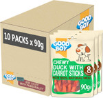 Good Boy - Chewy Duck With Carrot Sticks - Dog Treats - Made With 100% Natural Duck Breast Meat - 90 Grams e - Rawhide Free Dog Treats - Case of 10 Good Boy - Chewy Duck With Carrot Sticks - Dog Treats - Made With 100% Natural Duck Breast Meat - 90 Grams e - Rawhide Free Dog Treats - Case of 10