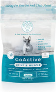 Blue Pet Co - GoActive Joint & Muscle Supplement for Dogs - Promotes Flexibility, Mobility & Bone Health - Enriched with Seaweed Extract PhyCoidan - With Peanut Butter - 10 Chews Blue Pet Co - GoActive Joint & Muscle Supplement for Dogs - Promotes Flexibility, Mobility & Bone Health - Enriched with Seaweed Extract PhyCoidan - With Peanut Butter - 10 Chews