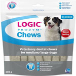 Logic Prozym Chews: Dental Care for Dogs & Puppies 6+ Mos., Large & Medium Sizes, Low Calorie, 15 Neutral Chews Logic Prozym Chews: Dental Care for Dogs & Puppies 6+ Mos., Large & Medium Sizes, Low Calorie, 15 Neutral Chews