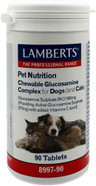 Lamberts Glucosamine Complex for Dogs and Cats  Beef Flavour Chewable Joint Support  90 Tablets