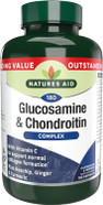 Natures Aid Glucosamine & Chondroitin Complex - Rosehip Ginger Turmeric Vitamin C Supplement - Joint Support Mobility, Flexibility & Cartilage Health - Non-GMO, Gluten-Free - 90 Capsules Natures Aid Glucosamine & Chondroitin Complex - Rosehip Ginger Turmeric Vitamin C Supplement - Joint Support Mobility, Flexibility & Cartilage Health - Non-GMO, Gluten-Free - 90 Capsules
