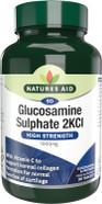 Natures Aid Glucosamine Sulphate 2KCl 1000mg High Strength Joint Support with Vitamin C Supplement Helps Mobility, Flexibility & Collagen Formation Non-GMO, Gluten-Free 90 Tablets Natures Aid Glucosamine Sulphate 2KCl 1000mg High Strength Joint Support with Vitamin C Supplement Helps Mobility, Flexibility & Collagen Formation Non-GMO, Gluten-Free 90 Tablets