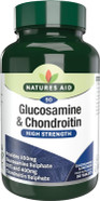 Natures Aid Glucosamine Sulphate 500mg & Chondroitin 400mg - High Potency Joint Supplement - Supports Mobility, Flexibility, Cartilage & Collagen Health - Gluten-Free, Non-GMO - 60 Capsules Natures Aid Glucosamine Sulphate 500mg & Chondroitin 400mg - High Potency Joint Supplement - Supports Mobility, Flexibility, Cartilage & Collagen Health - Gluten-Free, Non-GMO - 60 Capsules