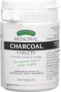 Bragg's Medicinal Charcoal 100 Tablets