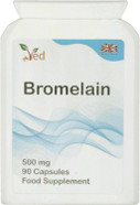 Ved Bromelain Capsule High Strength 3000 GDU/g 500mg per Capsule, Naturally Derived from Pineapple, Vegan Capsule, 90 Capsule(3 Months Supply) Ved Bromelain Capsule High Strength 3000 GDU/g 500mg per Capsule, Naturally Derived from Pineapple, Vegan Capsule, 90 Capsule(3 Months Supply)