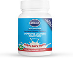 Milkaid Lactase Enzyme Chewable Tablets for Lactose Intolerance Relief | Prevents Gas, Bloating & Diarrhoea | Fast Acting Dairy Digestive Supplement | Gluten Free & Vegan | 60 tablets Milkaid Lactase Enzyme Chewable Tablets for Lactose Intolerance Relief | Prevents Gas, Bloating & Diarrhoea | Fast Acting Dairy Digestive Supplement | Gluten Free & Vegan | 60 tablets