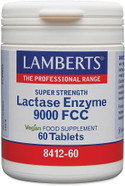 Lamberts Lactase Enzyme Tablets - 60 Tablets - High Strength 9000 FCC Units - Aids Lactose Digestion - Dairy Support Lamberts Lactase Enzyme Tablets - 60 Tablets - High Strength 9000 FCC Units - Aids Lactose Digestion - Dairy Support