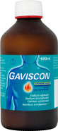 Gaviscon Peppermint Liquid 600 ml - Fast-Acting Heartburn, Indigestion, Acid Reflux, and Nausea Relief - Dual Action Antacid for GORD and Digestion Support