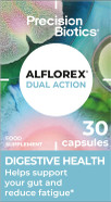 Alflorex Dual Action - Daily Gut Health Probiotics Supplement with Unique Bifidobacterium Longum Bacteria strains 35624 and 1714 + Calcium + Vitamin B6 - Bacterial Cultures - 30 Capsules Alflorex Dual Action - Daily Gut Health Probiotics Supplement with Unique Bifidobacterium Longum Bacteria strains 35624 and 1714 + Calcium + Vitamin B6 - Bacterial Cultures - 30 Capsules