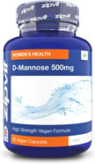 Zipvit D-Mannose 1500mg Per Serving, High Strength D-Mannose Supplement for Men and Women, D Mannose Capsules for Daily Wellness, 90 Vegan Capsules, 500mg Per Capsule