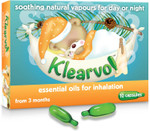 Klearvol Essential Oils Inhalation Capsules - from 3 Months Onwards - Natural Vapours for Day and Night - for Sweet Dreams - Contains Pine Oil, Thyme and Menthol - 10 Capsules Klearvol Essential Oils Inhalation Capsules - from 3 Months Onwards - Natural Vapours for Day and Night - for Sweet Dreams - Contains Pine Oil, Thyme and Menthol - 10 Capsules