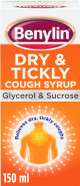 Benylin Dry and Tickly Syrup, Targeted Relief for Your Cough, Medicine for Adults and Children, 150 ml Benylin Dry and Tickly Syrup, Targeted Relief for Your Cough, Medicine for Adults and Children, 150 ml