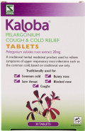 Schwabe Pharma - Kaloba Cough & Cold Relief Tablets - Pelargonium Sidoides Root Extract 20mg - Traditionally Used for Common Cold, Runny Nose, Sore Throat, Blocked Nose, Coughs - 30 Tablets Schwabe Pharma - Kaloba Cough & Cold Relief Tablets - Pelargonium Sidoides Root Extract 20mg - Traditionally Used for Common Cold, Runny Nose, Sore Throat, Blocked Nose, Coughs - 30 Tablets