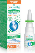 Puressentiel Respiratory Protective Nasal Spray 20ml - Allergy Protection - Helps Prevent Allergic Rhinitis - Seawater & Eucalyptus 100% Natural Origin - Protects Against Pollen, Dust & Pet Hair