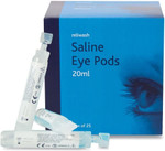 Reliance Medical Reliwash Sterile Saline Eye Wash Solution Pods - 1 x 25 x 20ml First Aid Eyewash Drops - Contains Sodium Chloride