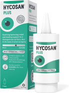 Hycosan Plus - Dry Eye Drops with Hyaluronic Acid and Dexpanthenol for Soothing Hydrating Relief and Healing Support for Eyes Recovering from Injury or Surgery - Preservative Free - 225 Measured Doses Hycosan Plus - Dry Eye Drops with Hyaluronic Acid and Dexpanthenol for Soothing Hydrating Relief and Healing Support for Eyes Recovering from Injury or Surgery - Preservative Free - 225 Measured Doses