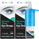 The Eye Doctor Screen Time Eye Drops for Dry Eyes - Preservative Free Eyedrops for Dry Eye and Tired Sore Eye Relief Suitable for Contact Lenses with 0.1% Sodium Hyaluronate The Eye Doctor Screen Time Eye Drops for Dry Eyes - Preservative Free Eyedrops for Dry Eye and Tired Sore Eye Relief Suitable for Contact Lenses with 0.1% Sodium Hyaluronate