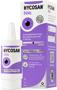 Hycosan Dual - Double Action Eye Drops with Hyaluronic Acid and Ectoin for Soothing Relief of Itchy, Burning or Dry Eyes Due to Allergens - Preservative Free - 225 Measured Doses Hycosan Dual - Double Action Eye Drops with Hyaluronic Acid and Ectoin for Soothing Relief of Itchy, Burning or Dry Eyes Due to Allergens - Preservative Free - 225 Measured Doses