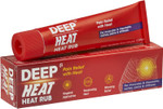 Deep Heat Heat Rub, For Muscular & Rheumatic Aches, Pain and Stiffness, 35g (Pack of 1) Deep Heat Heat Rub, For Muscular & Rheumatic Aches, Pain and Stiffness, 35g (Pack of 1)
