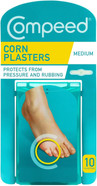 Compeed Corn Moisturising Plaster Pack of 6, Medium Sized - Hydrocolloid Gel - Heal Fast