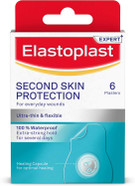 Elastoplast Second Skin Protection Plasters (6 Pieces), Hydrocolloid Waterproof Plasters with Advanced and Flexible Protection and Faster Wound Healing, Ultra-Thin Plaster Strips Elastoplast Second Skin Protection Plasters (6 Pieces), Hydrocolloid Waterproof Plasters with Advanced and Flexible Protection and Faster Wound Healing, Ultra-Thin Plaster Strips