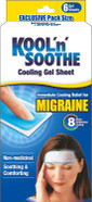 KOOL 'N' SOOTHE MIGRAINE Cooling Gel Sheets/ 6 Pack/Immediate Cooling Relief for Migraine & Severe Headache KOOL 'N' SOOTHE MIGRAINE Cooling Gel Sheets/ 6 Pack/Immediate Cooling Relief for Migraine & Severe Headache