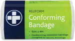 Reliance Medical Reliform Conforming Retention Bandage - Soft, Comfortable, High Absorbenc, Secure Dressings and Wounds, Ideal for First Aid, 5cm x 4m, Pack of 10 Reliance Medical Reliform Conforming Retention Bandage - Soft, Comfortable, High Absorbenc, Secure Dressings and Wounds, Ideal for First Aid, 5cm x 4m, Pack of 10
