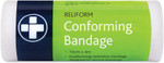 Reliance Medical Reliform Conforming Bandage, Soft, Lightweight, Comfortable, and Highly Stretchy, Ideal for Securing Dressings and Wound Care, 10 cm x 4 m, Pack of 10 Reliance Medical Reliform Conforming Bandage, Soft, Lightweight, Comfortable, and Highly Stretchy, Ideal for Securing Dressings and Wound Care, 10 cm x 4 m, Pack of 10