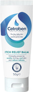 Cetraben Itch Relief Balm, For Dry, Itchy, Sensitive and Eczema-Prone Skin, Clinically Proven to Soothe Itching, Cool Skin, and Reduce Redness. Relieves Flare-Up Patches, Fragrance Free, 1 x 50 ml