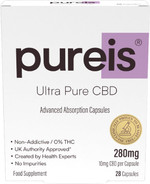 Pureis CBD Capsules, Ultra Pure, Advanced Absorption - CBD Supplement Fast Absorption - 10mg - 0% THC, Non-Addictive, Vegan, Gluten-Free - 7 Capsules Pureis CBD Capsules, Ultra Pure, Advanced Absorption - CBD Supplement Fast Absorption - 10mg - 0% THC, Non-Addictive, Vegan, Gluten-Free - 7 Capsules