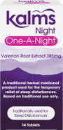 Kalms Night One-a-Night 14 Tablets - Traditional Herbal Medicinal Product Used for The Temporary Relief of Sleep disturbances. One Tablet a Night dose Kalms Night One-a-Night 14 Tablets - Traditional Herbal Medicinal Product Used for The Temporary Relief of Sleep disturbances. One Tablet a Night dose