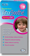 Care ViraSoothe Spray Gel 60g, Chickenpox Relief, Cools + Soothes Skin, 6+ Months, Supports Natural Healing, Helps Stop The Itch, Clinically Proven Effective Relief, Reduces Long-Term Scarring