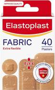Elastoplast Extra Flexible Fabric Plaster Strips (40 Pieces), Breathable Large Plasters (Pack of 4) Elastoplast Extra Flexible Fabric Plaster Strips (40 Pieces), Breathable Large Plasters (Pack of 4)