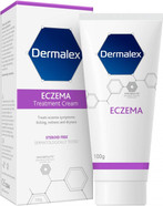 Dermalex Eczema Treatment Cream Developed by Dermatologists to Treat Mild to Moderate Atopic Eczema Symptoms 100 g Dermalex Eczema Treatment Cream Developed by Dermatologists to Treat Mild to Moderate Atopic Eczema Symptoms 100 g