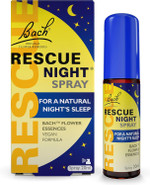 Rescue Night Spray (20ml), for A Natural Night's Sleep, Natural Flower Essences, Helps Switch Off from Repetitive Thoughts, Disconnect from Distractions, Night Support, Aid a Restful Night Rescue Night Spray (20ml), for A Natural Night's Sleep, Natural Flower Essences, Helps Switch Off from Repetitive Thoughts, Disconnect from Distractions, Night Support, Aid a Restful Night