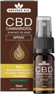 Natures Aid CBD Oil 10% Spray 1000mg Supports Wellbeing, Stress, Sleep & Anxiety - Natural Peppermint Flavour Vegan, Non-GMO, Gluten-Free High Absorption Natural Supplement 10ml Natures Aid CBD Oil 10% Spray 1000mg Supports Wellbeing, Stress, Sleep & Anxiety - Natural Peppermint Flavour Vegan, Non-GMO, Gluten-Free High Absorption Natural Supplement 10ml