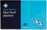 Dependaplast Blue Detectable Plasters Assorted With High Visibility And Metal Detection Properties, Easily Detectable, Individually Wrapped - Box of 40 Dependaplast Blue Detectable Plasters Assorted With High Visibility And Metal Detection Properties, Easily Detectable, Individually Wrapped - Box of 40