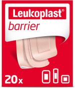 Leukoplast Barrier Wound Dressing - Waterproof Breathable First Aid Plasters for Cuts & Blisters on Fingers, Toes, Heels - 30 PCs (x3 Pack) Leukoplast Barrier Wound Dressing - Waterproof Breathable First Aid Plasters for Cuts & Blisters on Fingers, Toes, Heels - 30 PCs (x3 Pack)