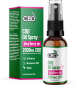 CBDFX 2000mg CBD Spray High Strength Flavoured CBD Oil Very Berry Vegan Non-GMO Blended with MCT Oil Improved Purity No THC 30 ml (40 Days) CBDFX 2000mg CBD Spray High Strength Flavoured CBD Oil Very Berry Vegan Non-GMO Blended with MCT Oil Improved Purity No THC 30 ml (40 Days)