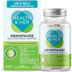 Health & Her Menopause Supplements for Women - Multi-Nutrient Wellbeing Support - Wellbeing for Menopause - 1 Month Supply, 60 Capsules - Vegan Health & Her Menopause Supplements for Women - Multi-Nutrient Wellbeing Support - Wellbeing for Menopause - 1 Month Supply, 60 Capsules - Vegan