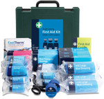 Reliance Medical REL673 Model BS8599-1 Catering Kit with Bracket, Oxford Box, 22.5 cm H x 27.5 cm W x 9 cm D, Medium, Green Reliance Medical REL673 Model BS8599-1 Catering Kit with Bracket, Oxford Box, 22.5 cm H x 27.5 cm W x 9 cm D, Medium, Green