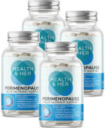 Health & Her Perimenopause Supplements for Women - Wellbeing Support for The Early Stage of Menopause - 4 Month Supply, 240 Capsules - Vegan & Gluten Free Health & Her Perimenopause Supplements for Women - Wellbeing Support for The Early Stage of Menopause - 4 Month Supply, 240 Capsules - Vegan & Gluten Free