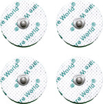 Tens Electrode Pads (4pcs) Round Self-Adhesive Electrodes with 3.5mm Stud Connection Targeted Pain Relief Compatible with Beurer, Sanitas Tens Devices Tens Electrode Pads (4pcs) Round Self-Adhesive Electrodes with 3.5mm Stud Connection Targeted Pain Relief Compatible with Beurer, Sanitas Tens Devices